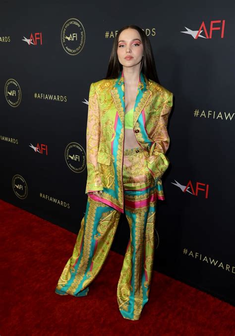 dove camerons versace suit is straight from the runway ...|Dove Cameron's Printed Versace Suit Is Straight From the .